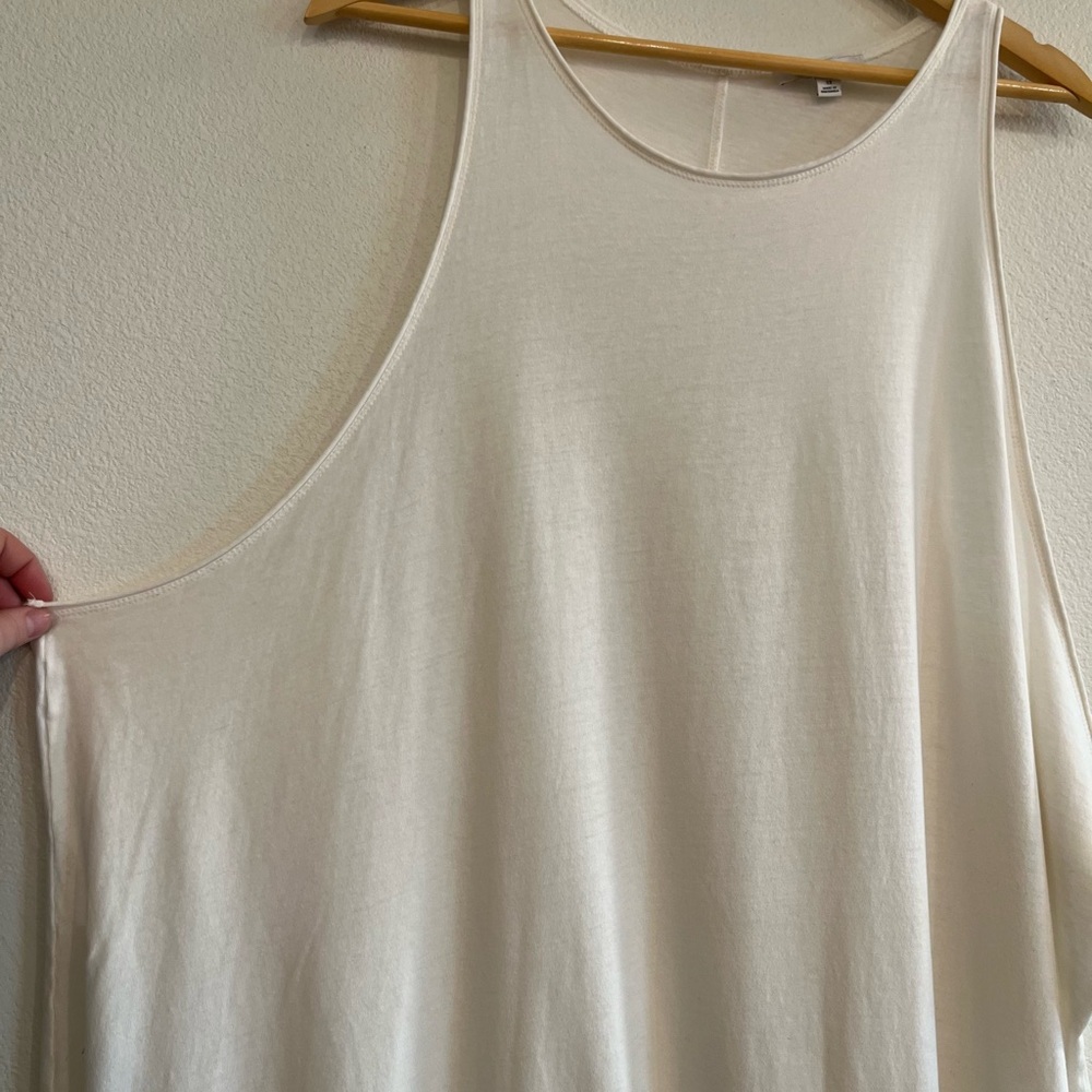 Madewell Softfade Cotton Cover-up Tank Dress Ivory - Picture 5 of 7